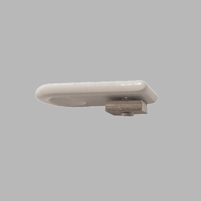 Ceiling brackets channel track drapery rod 20-28 mm color white 1 piece